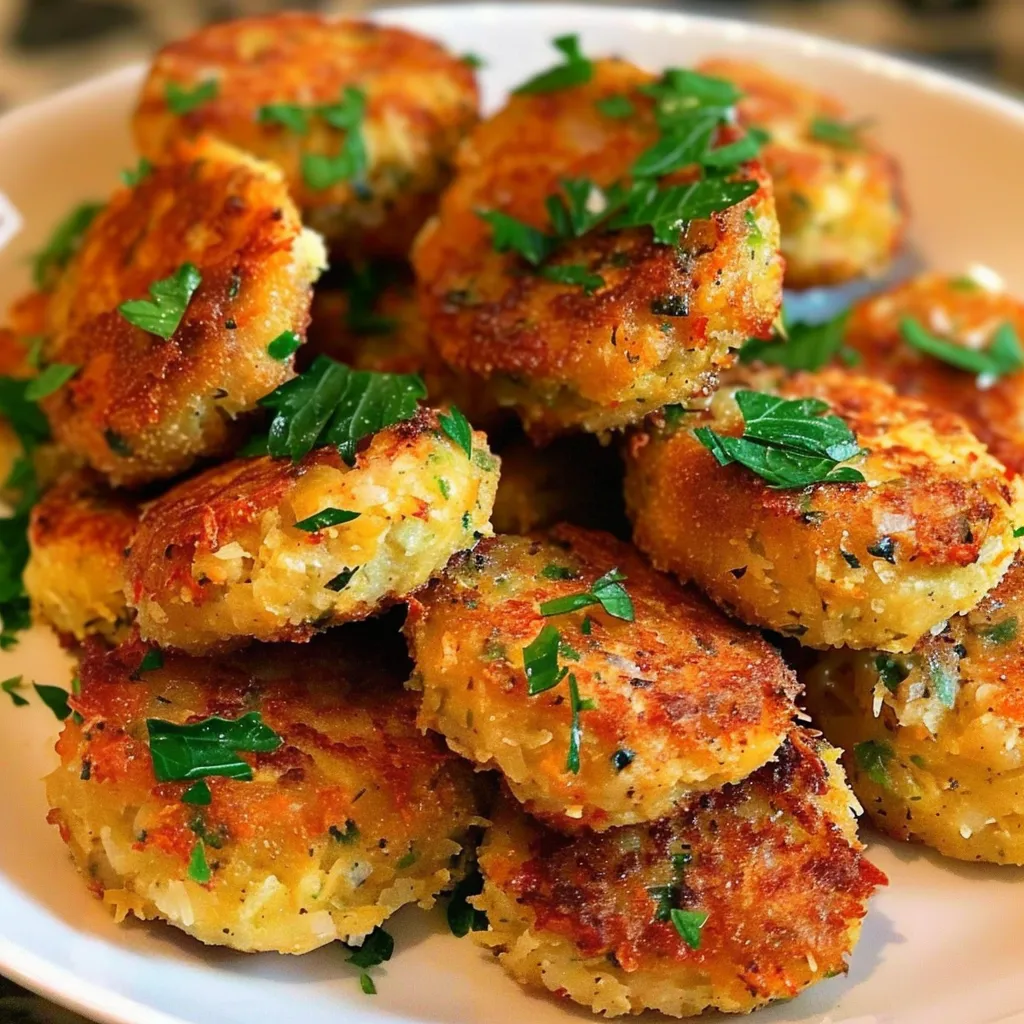 A plate of Squash Croquettes.
