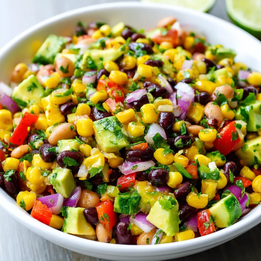 A bowl of Cowboy Caviar.