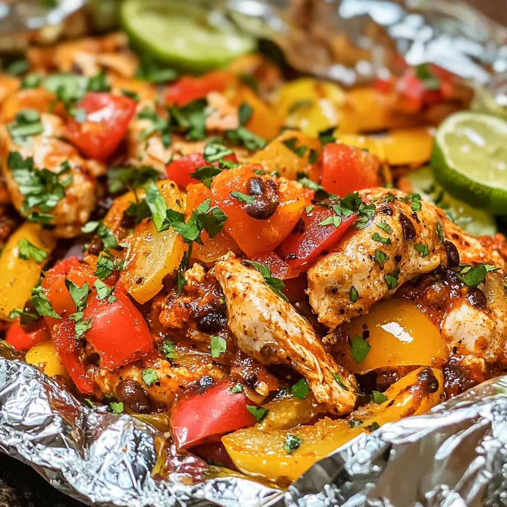 A foil packet of Santa Fe chicken.