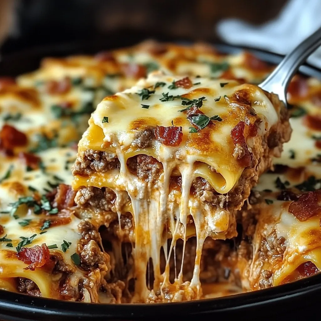 Mouthwatering Layered Turkey Bacon Bake