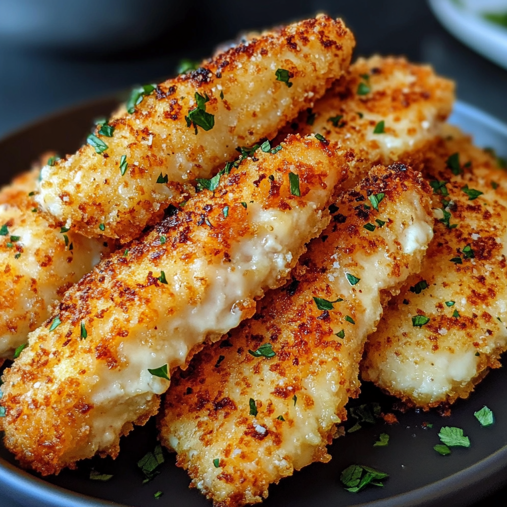 Crunchy Parmesan Ranch Chicken Strips
