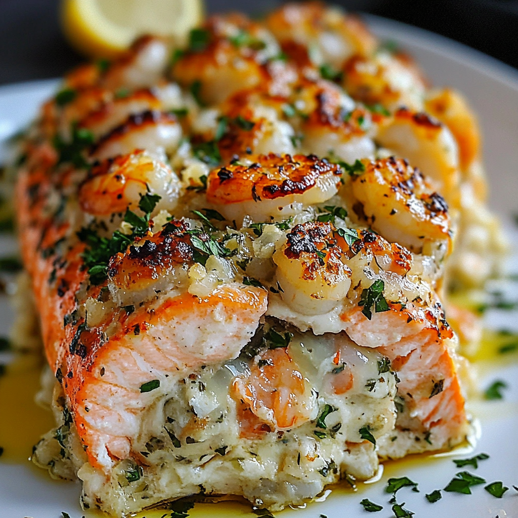 Stuffed Salmon Bliss