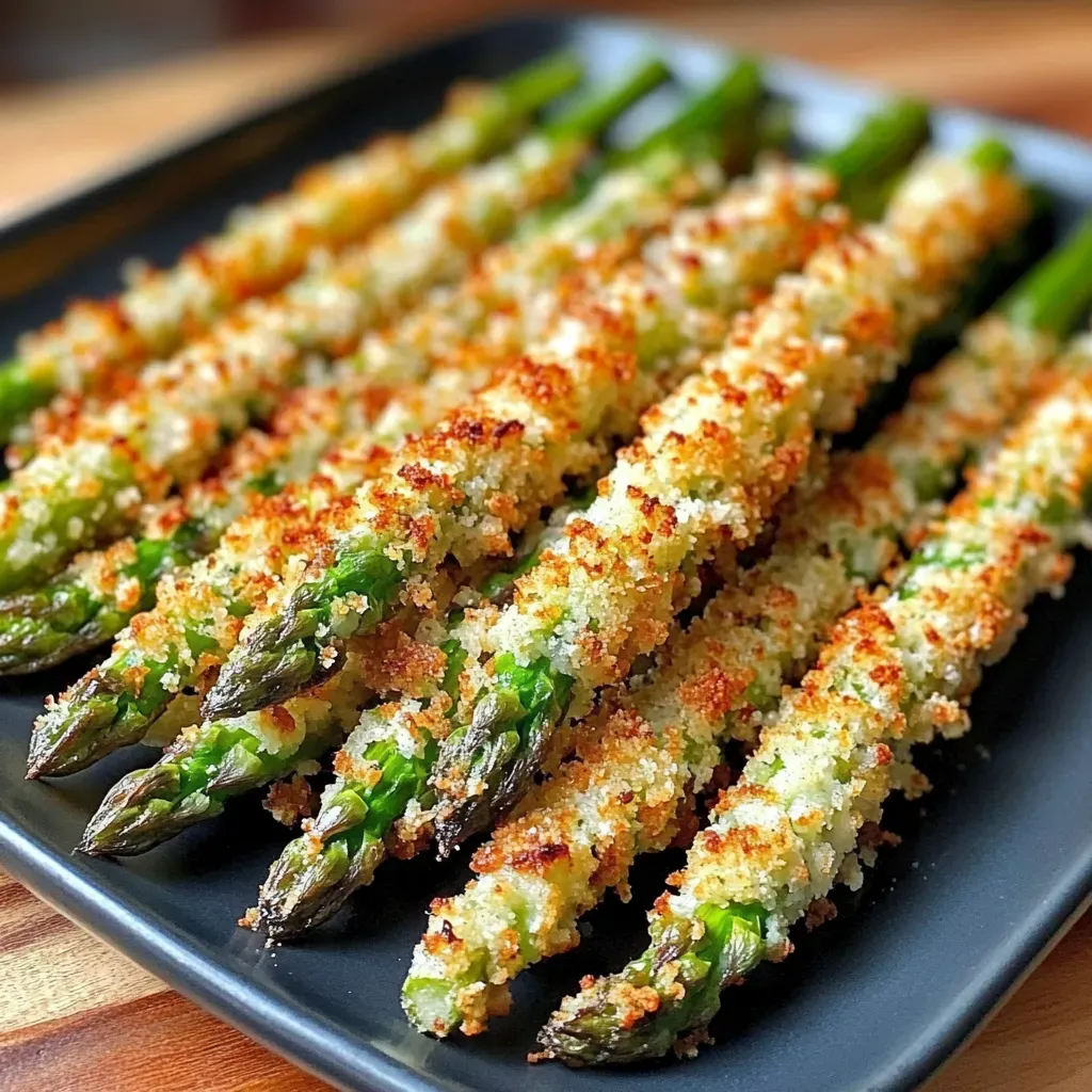 Cheesy Crunchy Asparagus