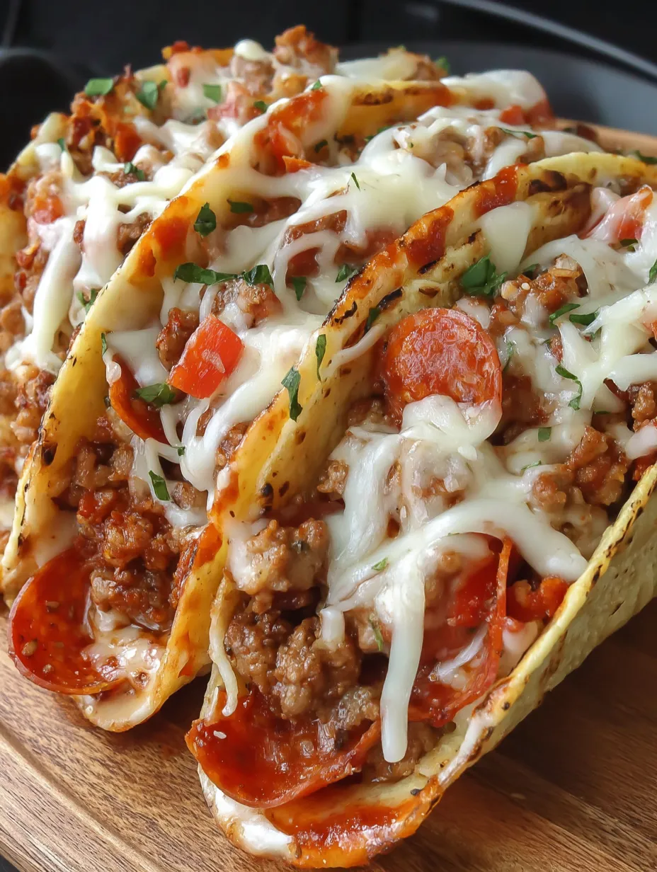 Tacos with Pizza Flavors