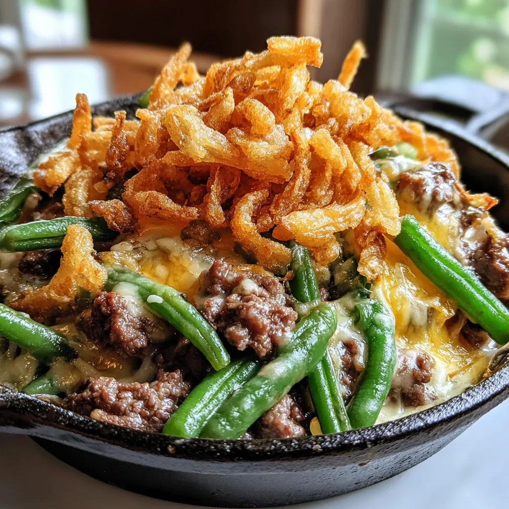 Hamburger Green Bean Meal