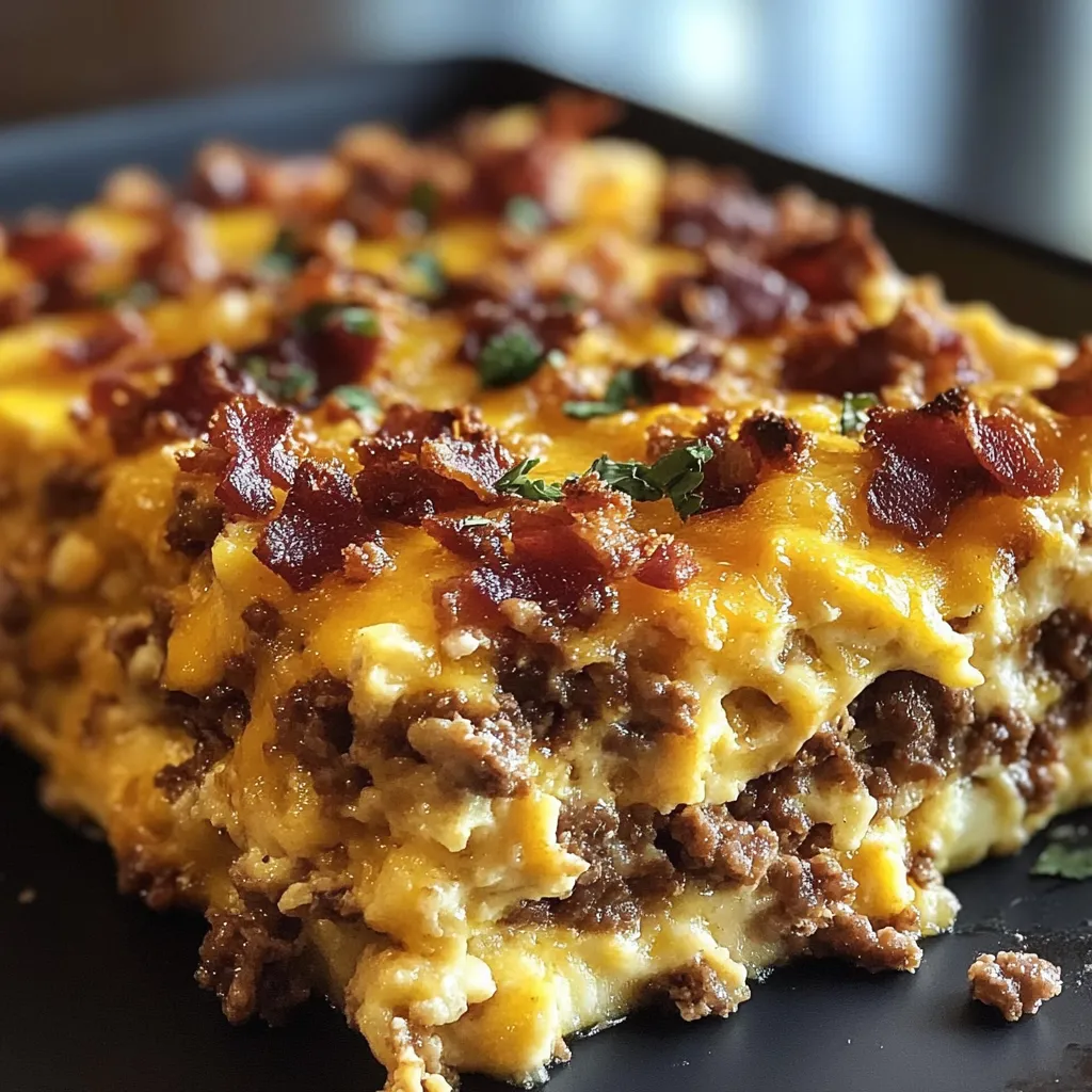Breakfast Casserole with Bacon