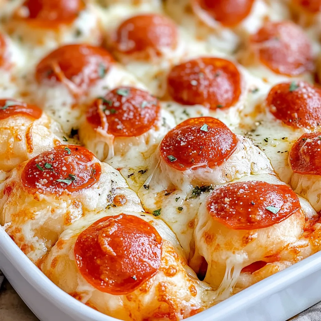 Cheesy Bubble Pizza Dish
