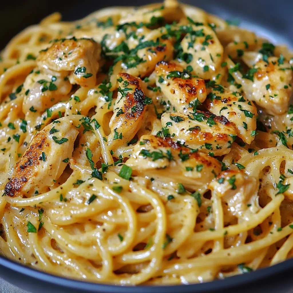 Chicken Spaghetti with Cheese