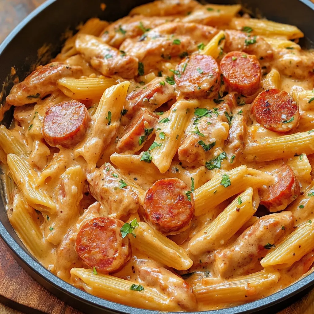 Kielbasa Creamy Pasta Treat