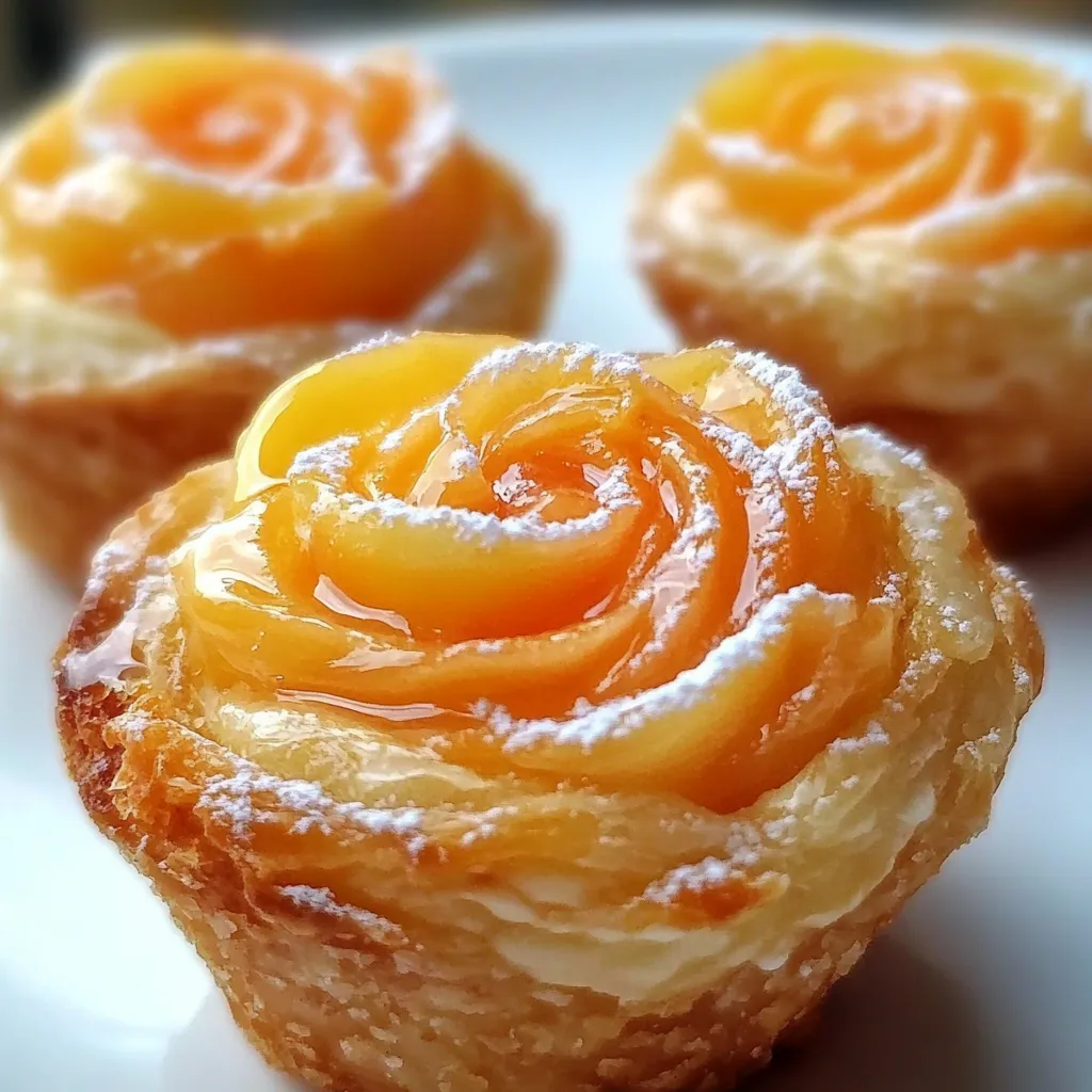 Peach Pie Cruffins Twist