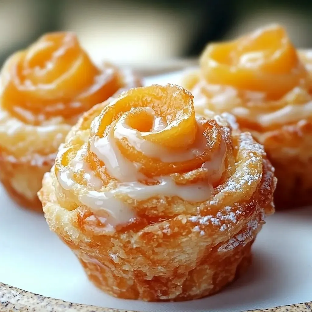 Peach Pie Cruffins Twist