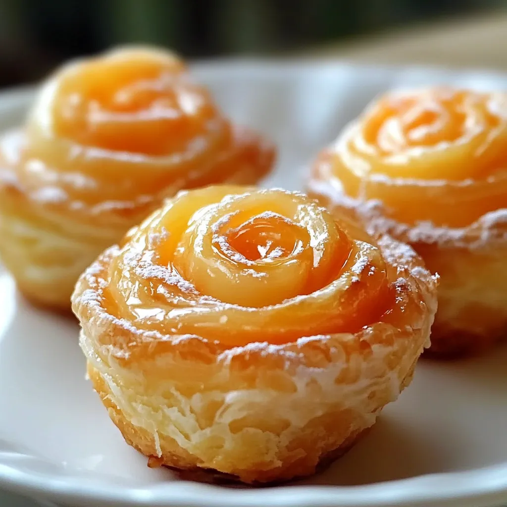 Peach Pie Cruffins Twist