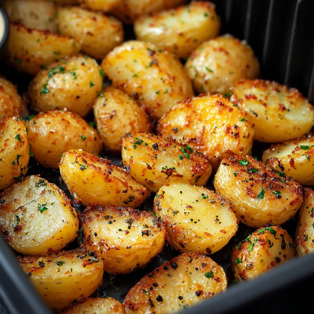 Air Fryer Sliced Potatoes