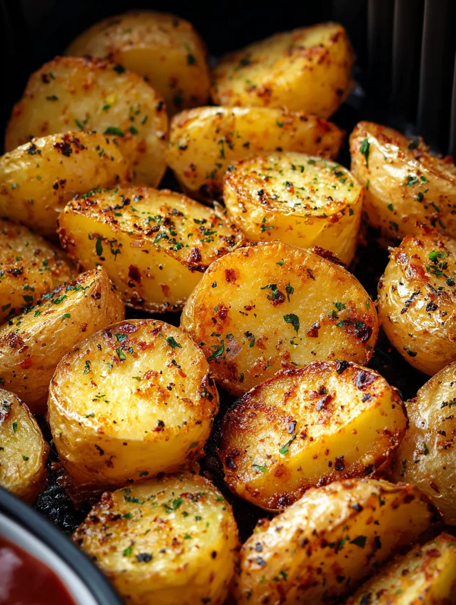 Air Fryer Sliced Potatoes