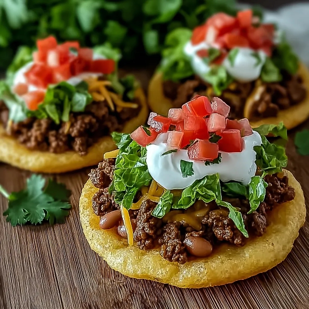 Fluffy Fry Bread Tacos with Beef