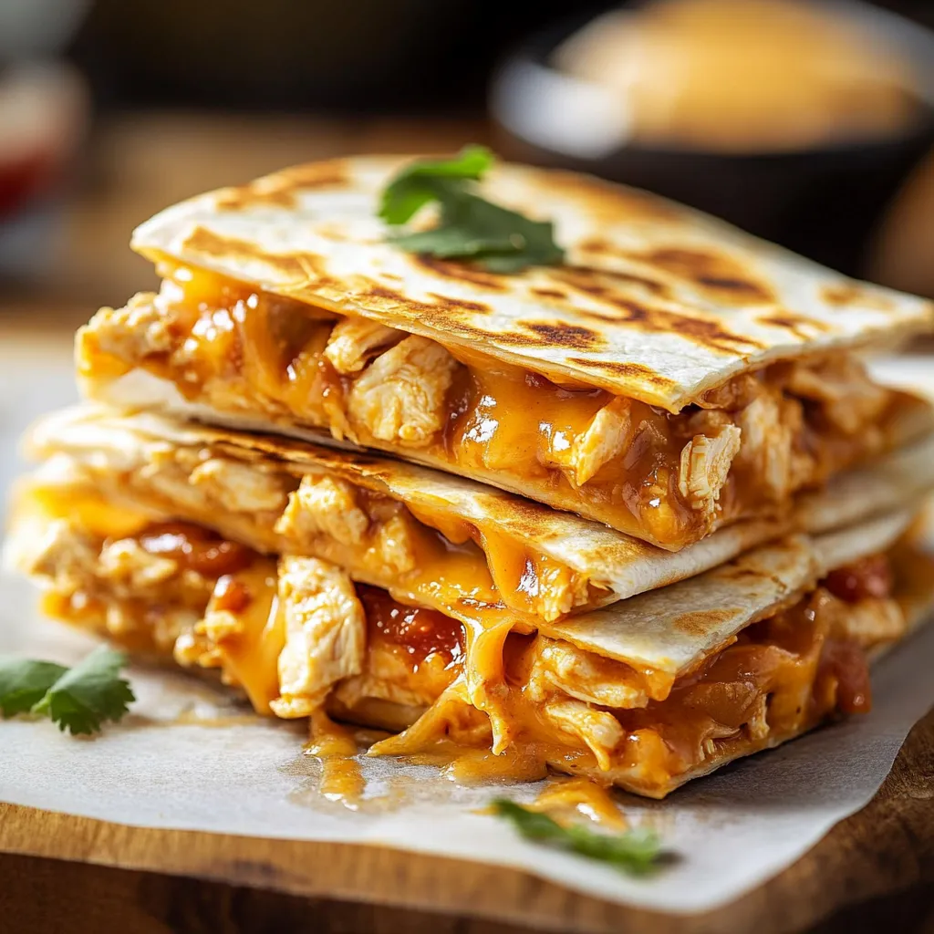 Cheesy Taco Chicken Quesadilla