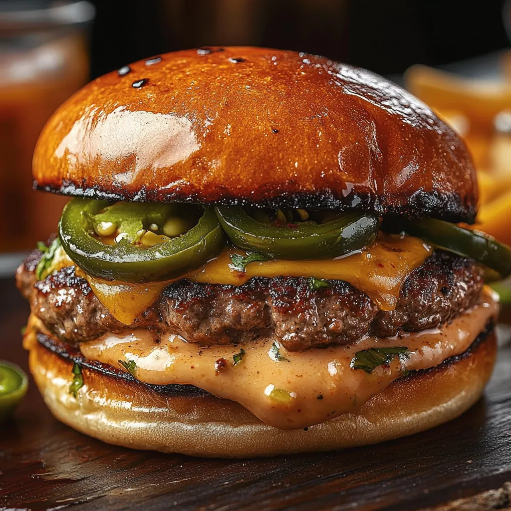 Jalapeño-Onion Smash Burgers