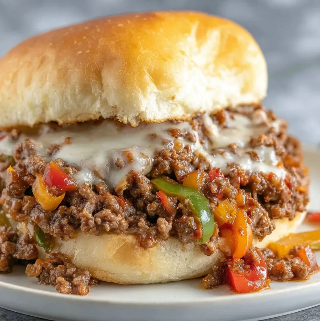 Philly Cheesesteak Sloppy Joes