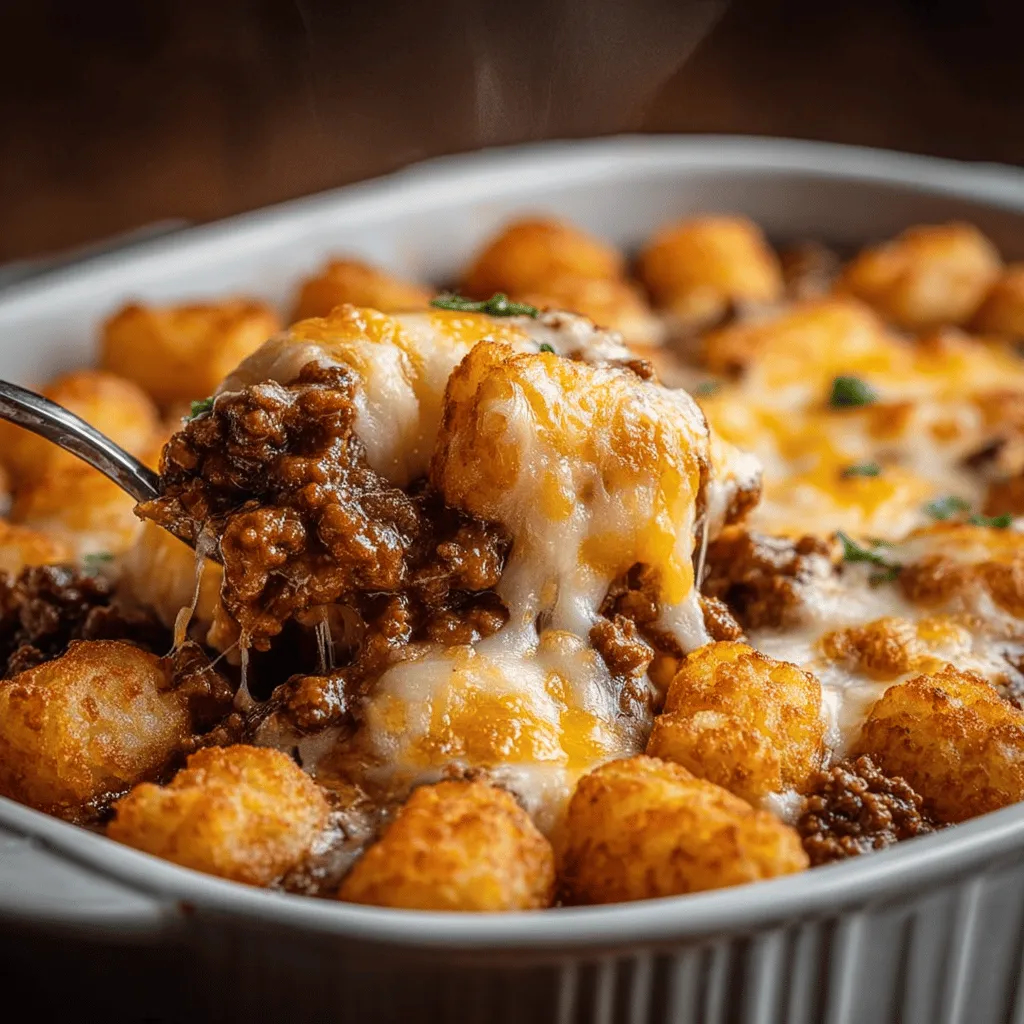 A cheesy ground beef tater tot.