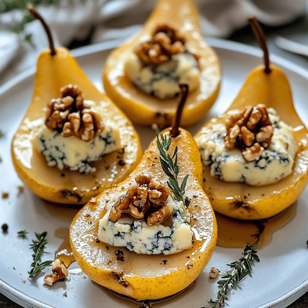 Cheese-Filled Pears