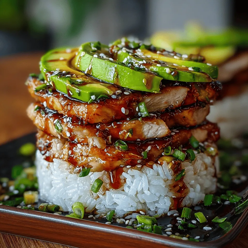 Chicken with Avocado and Rice