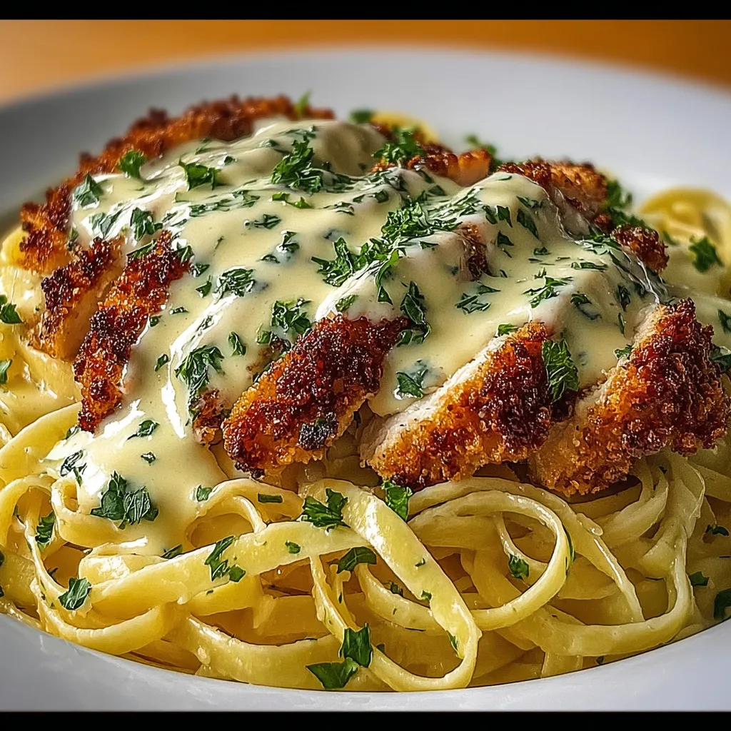 Golden Chicken Alfredo