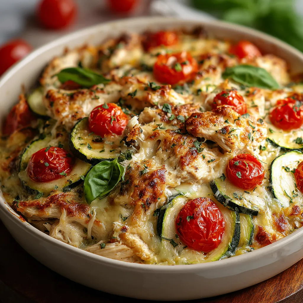 Zucchini Chicken Bake