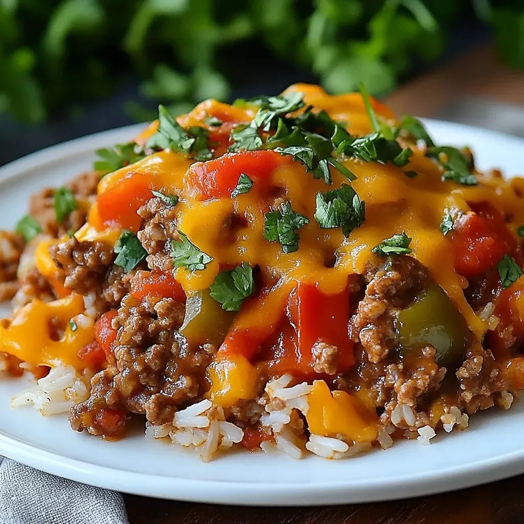 Stuffed Pepper Casserole Beef