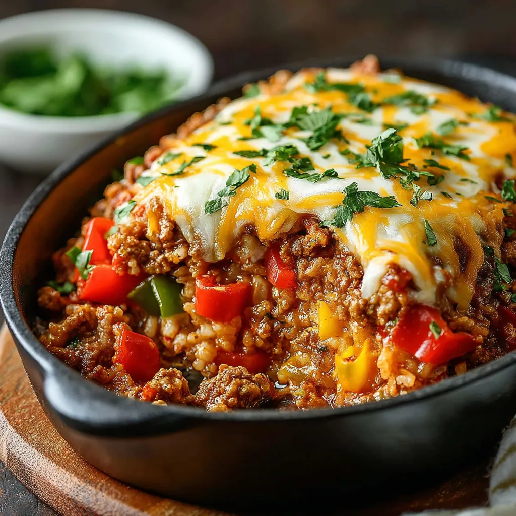 Stuffed Pepper Casserole Beef