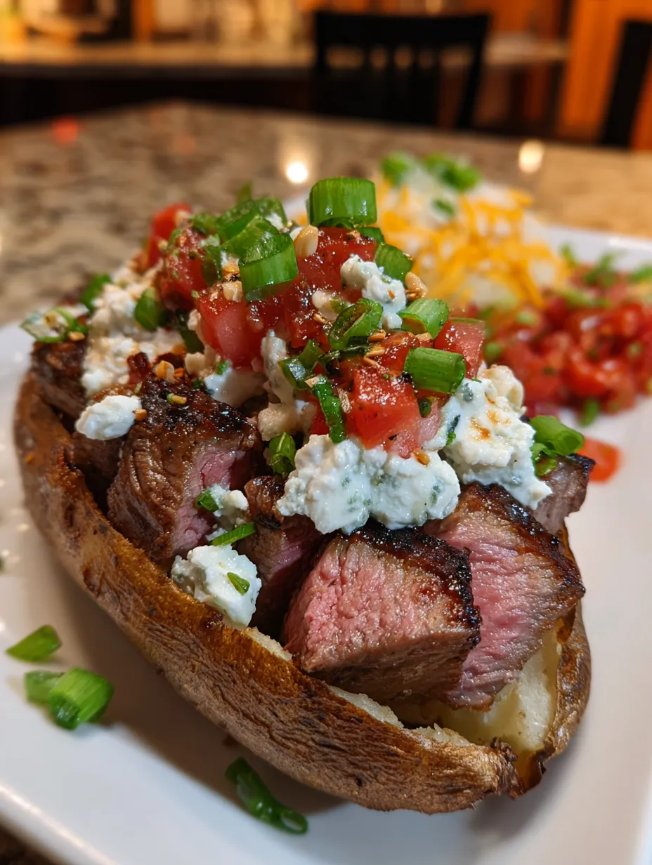 Loaded Baked Potato Steak Bites