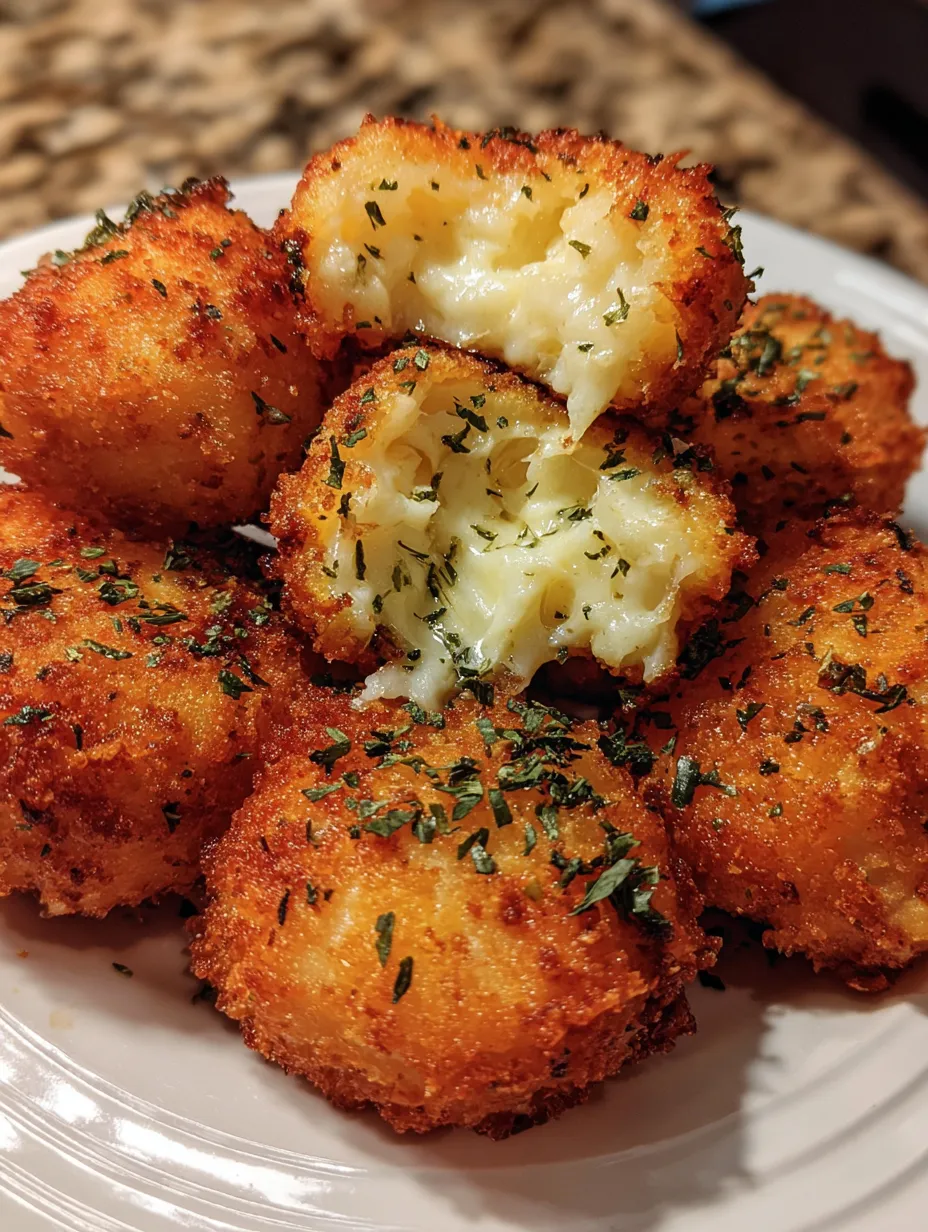 crispy fried cheese balls