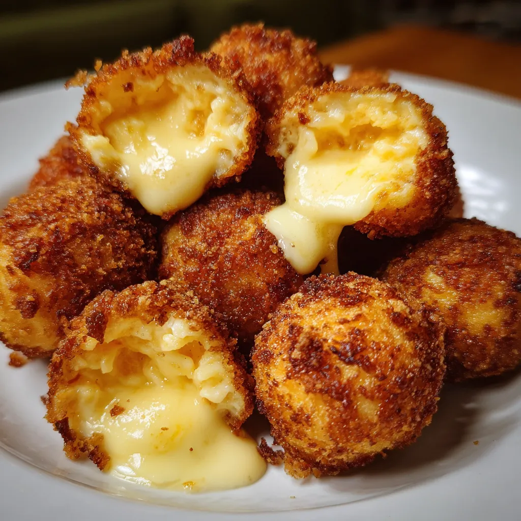 crispy fried cheese balls
