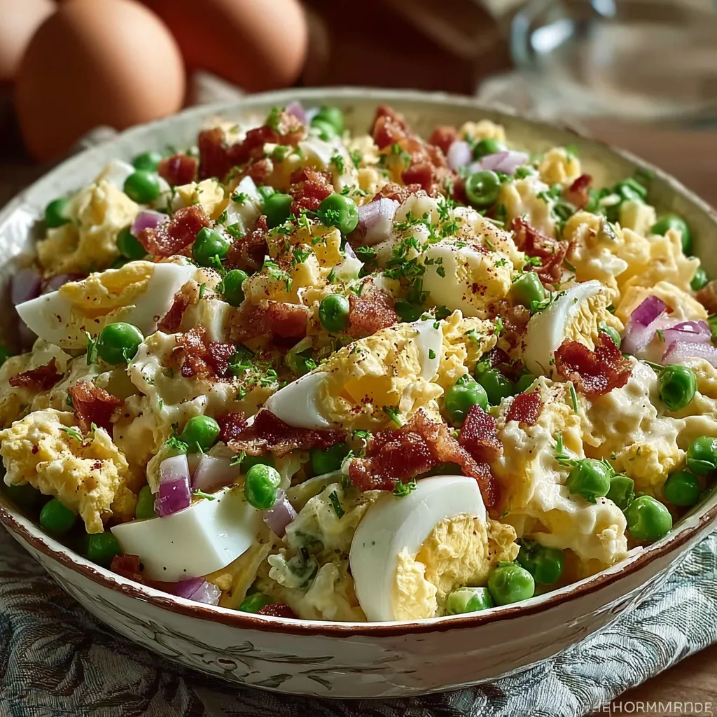 A bowl of Southern Pea Salad Classic.