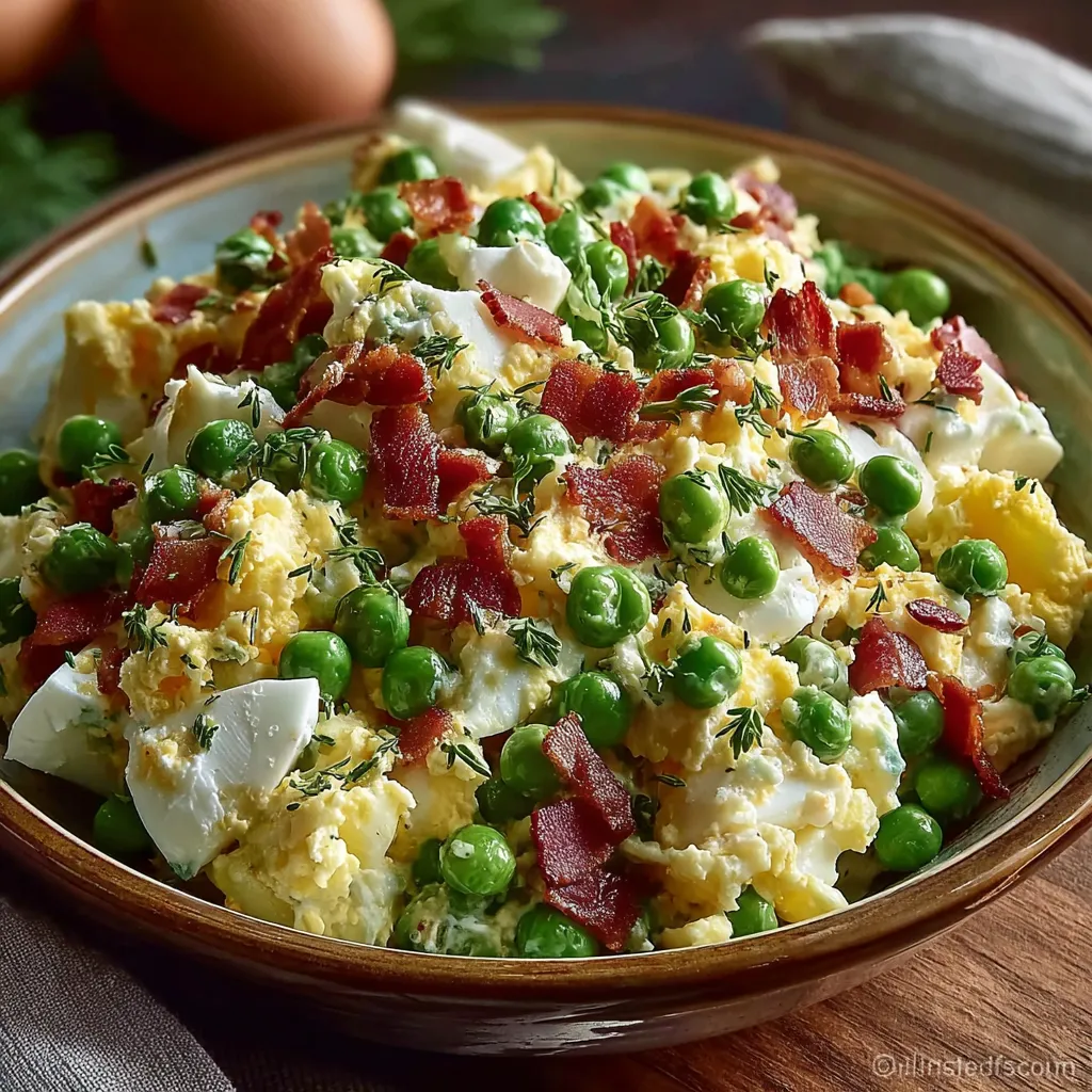 A bowl of Southern Pea Salad Classic.