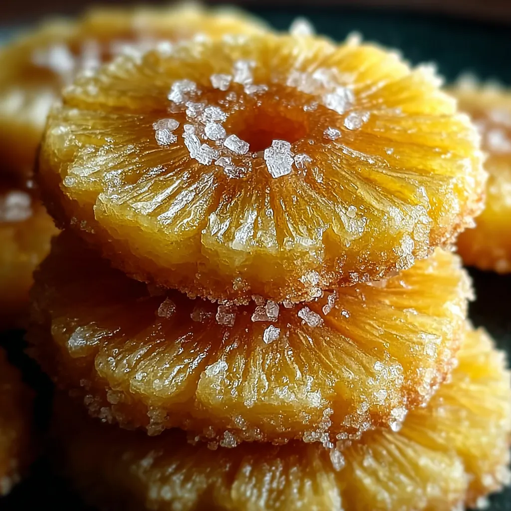 Pineapple upside down sugar cookies.