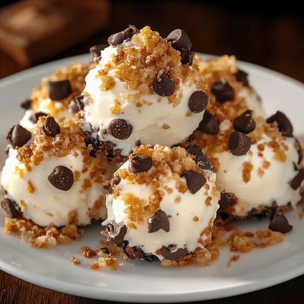 A plate of Canadian No-Bake Moose Farts Cookie Balls.