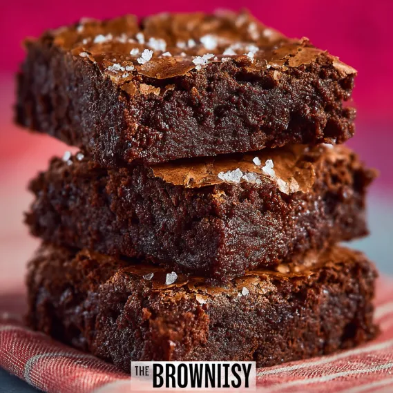 Brownies made with cocoa powder.