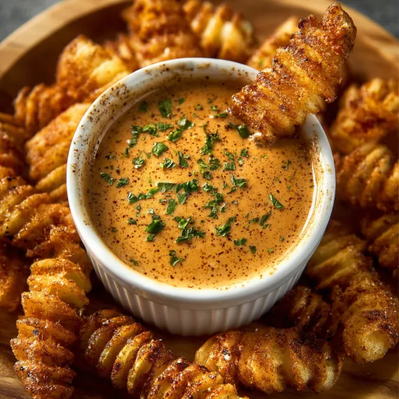 A white bowl filled with a creamy sauce.