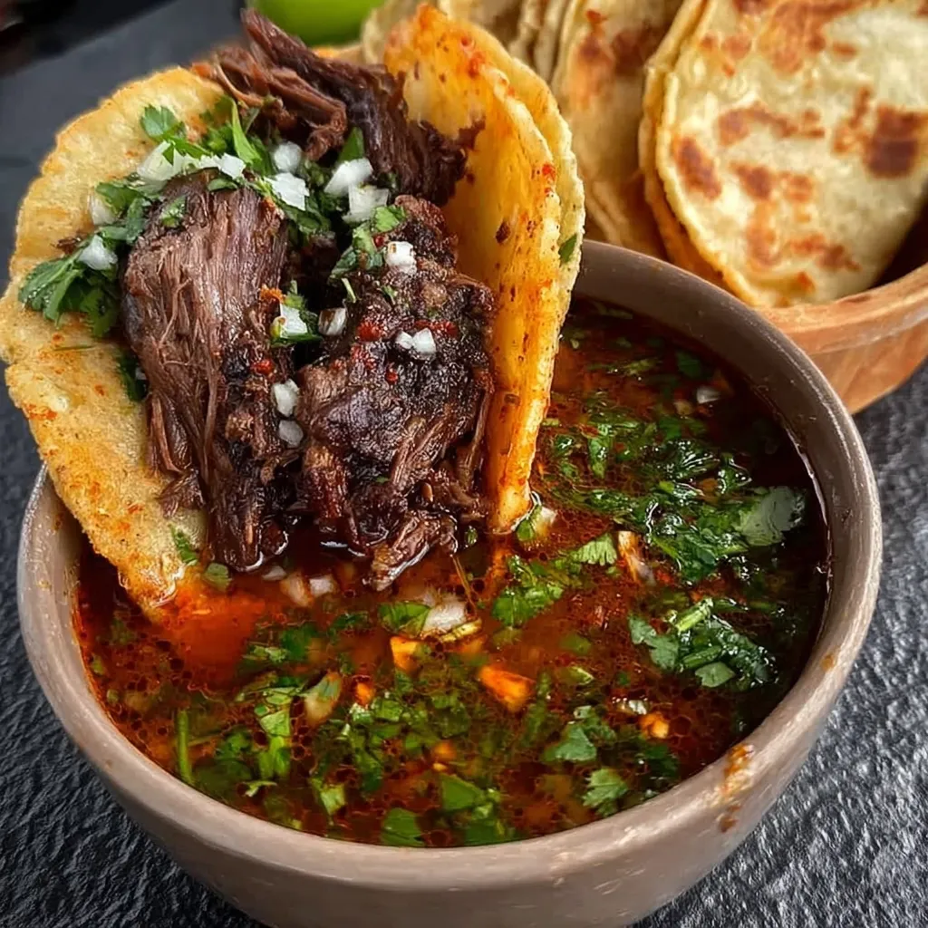 Birria Tacos with Quesabirria