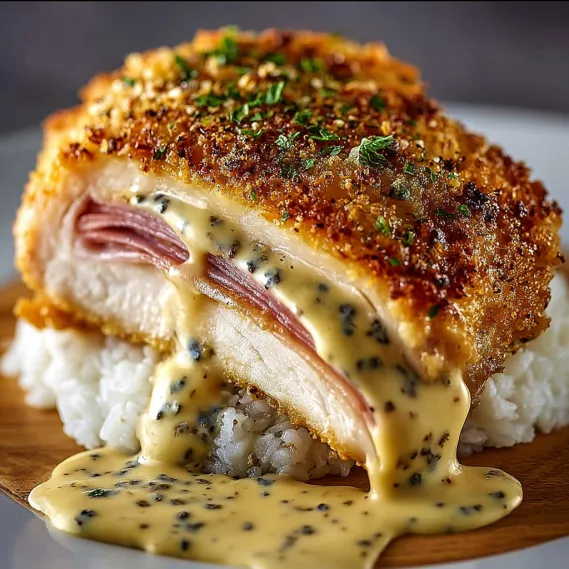 A delicious and easy recipe for chicken cordon bleu.