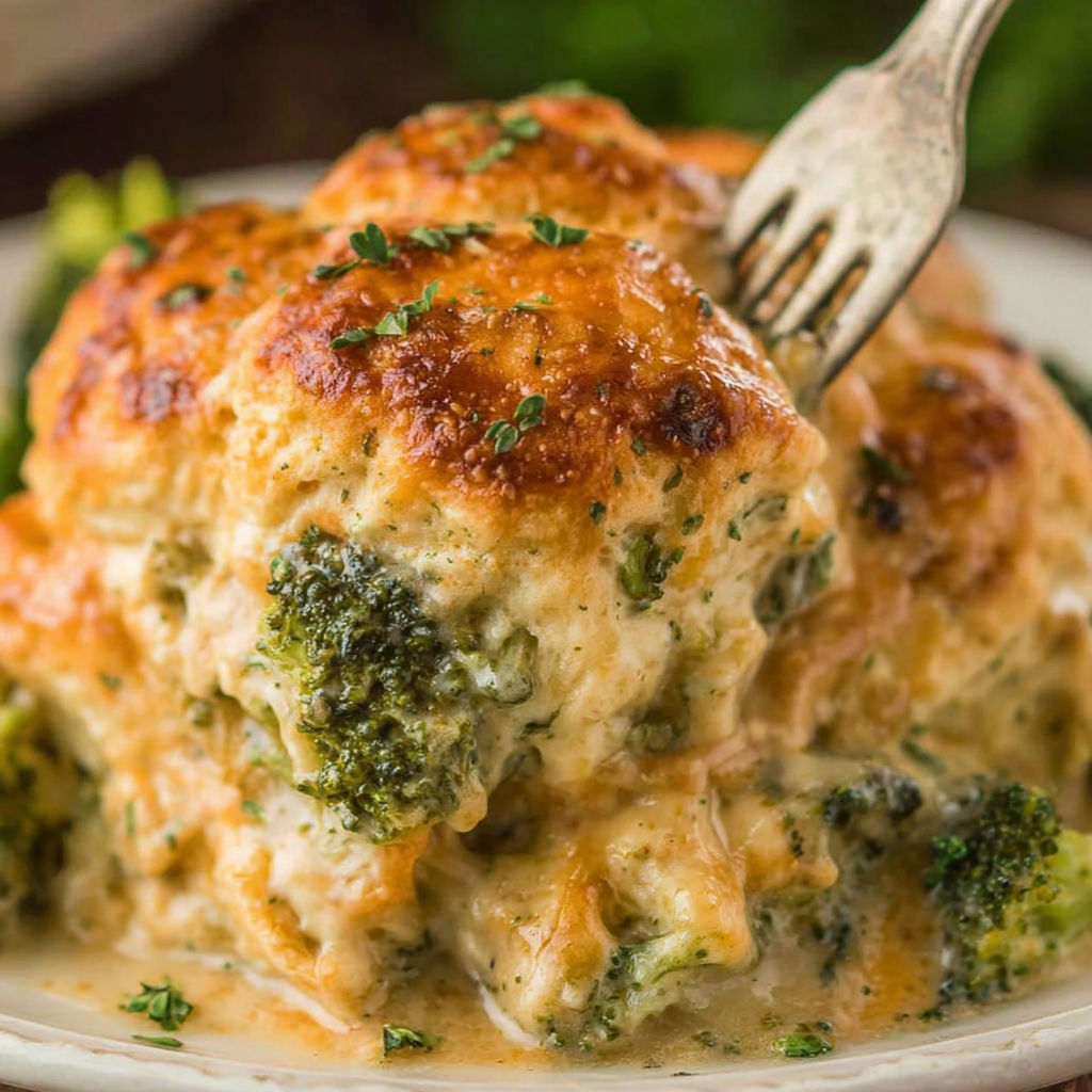 A plate of food with broccoli and cheese.