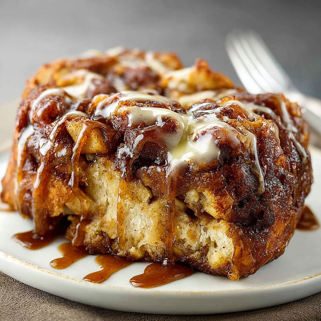 A plate with a pastry on it.