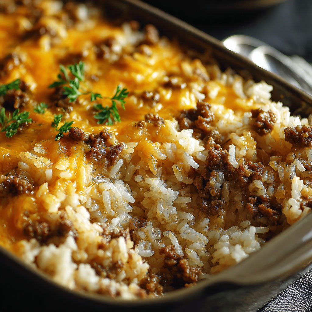 A dish of rice and meat.
