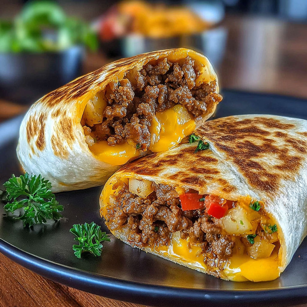 A plate with a burrito and a bowl of salsa.