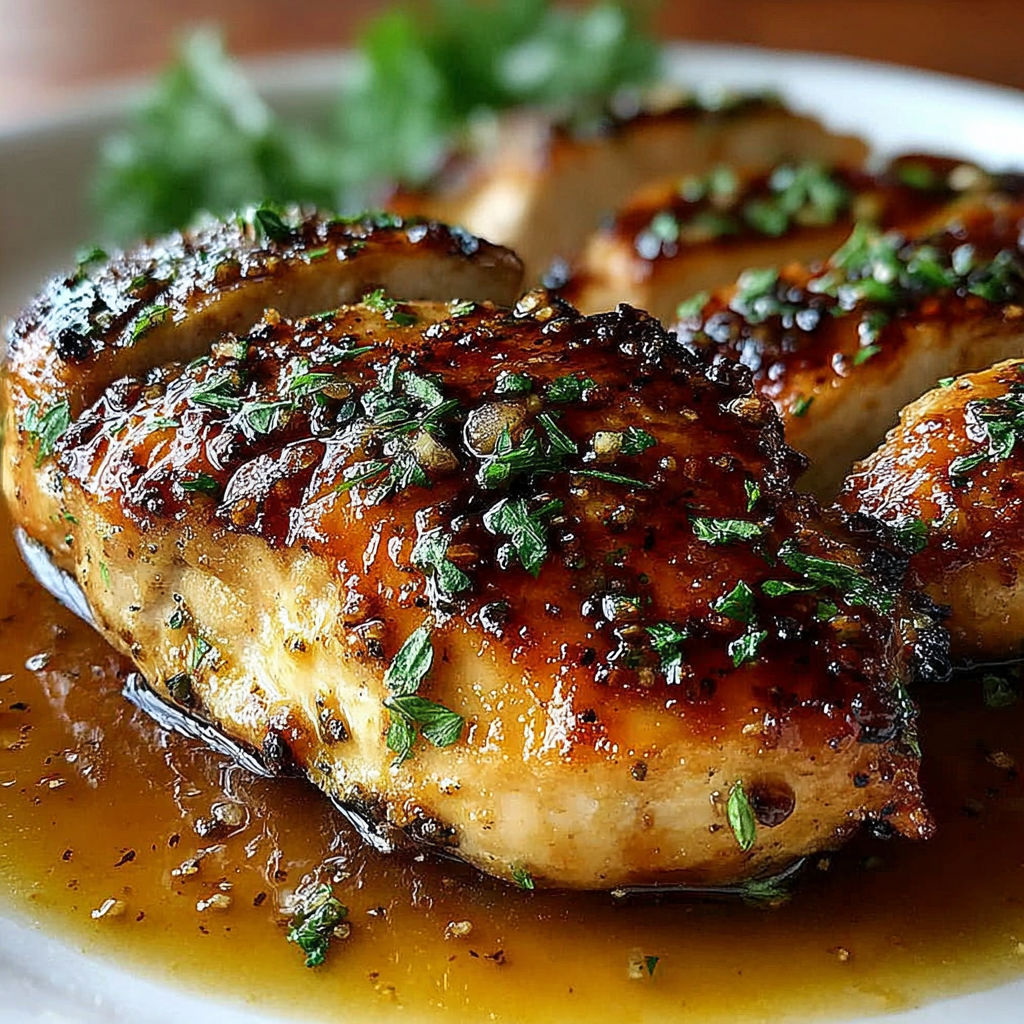 Melt in your mouth chicken with a side of herbs.