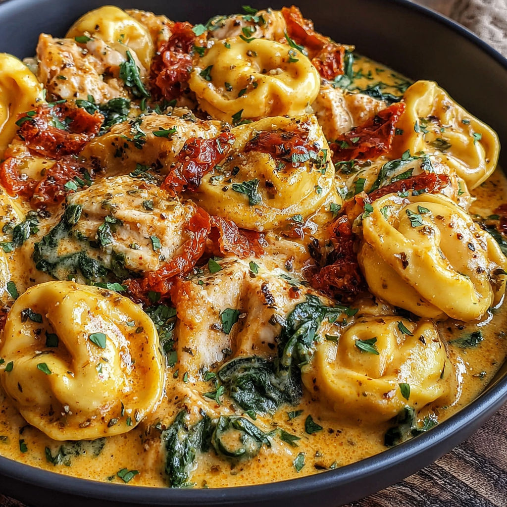 A bowl of food with a green topping.