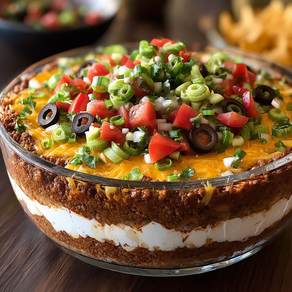 A large bowl of food with a variety of vegetables and meat.