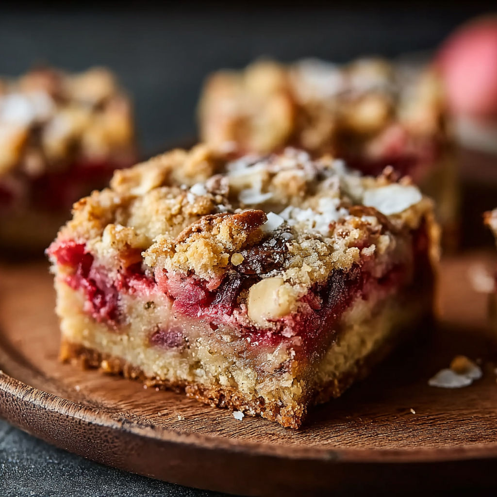 A square of cake with a piece missing.