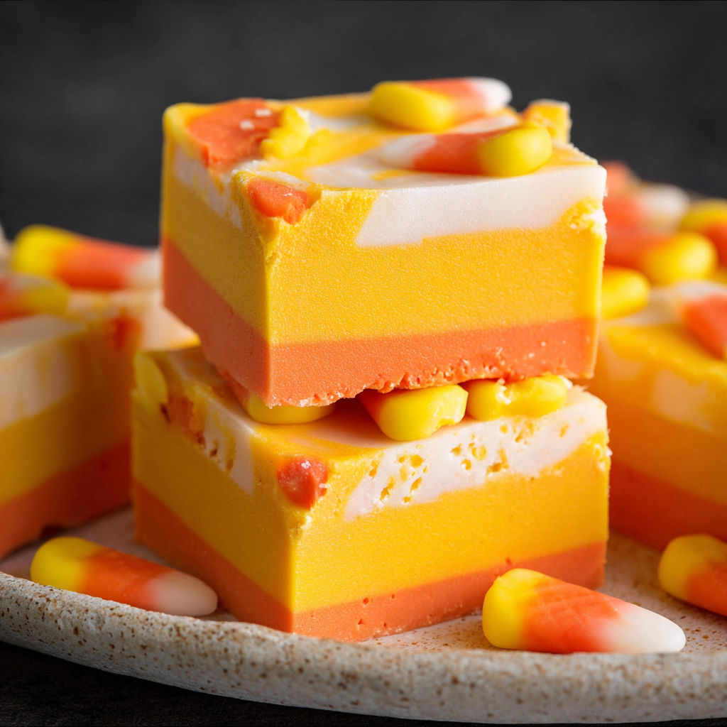 Candy Corn Fudge
