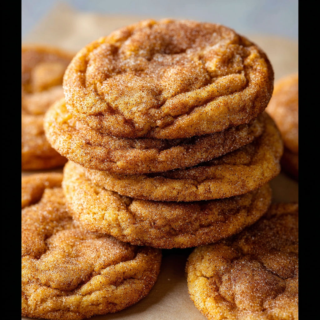 A stack of sugar cookies.